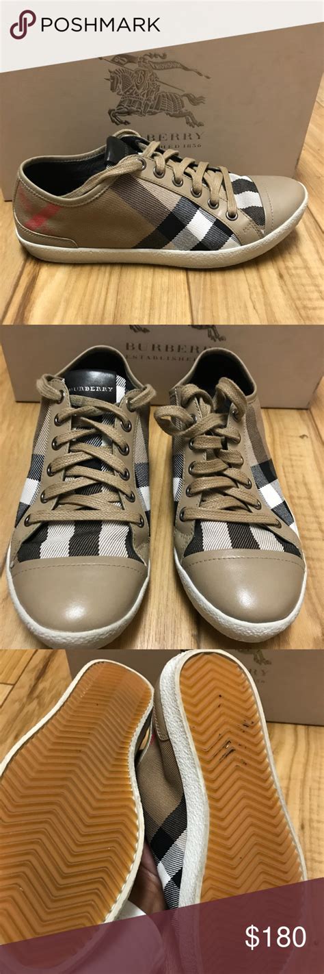 burberry canvas sneaker|authentic burberry sneakers.